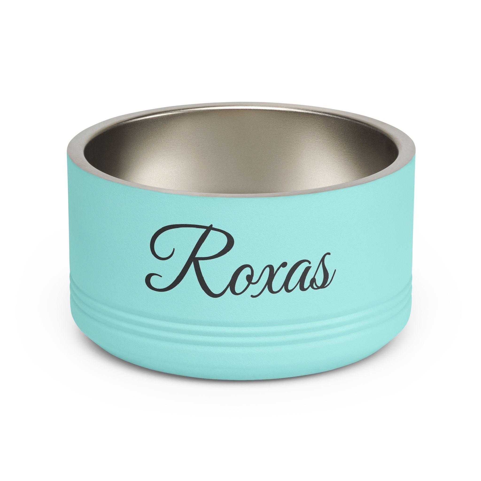 Personalized Pet Bowl - Custom Name & Date Stainless Steel 18oz