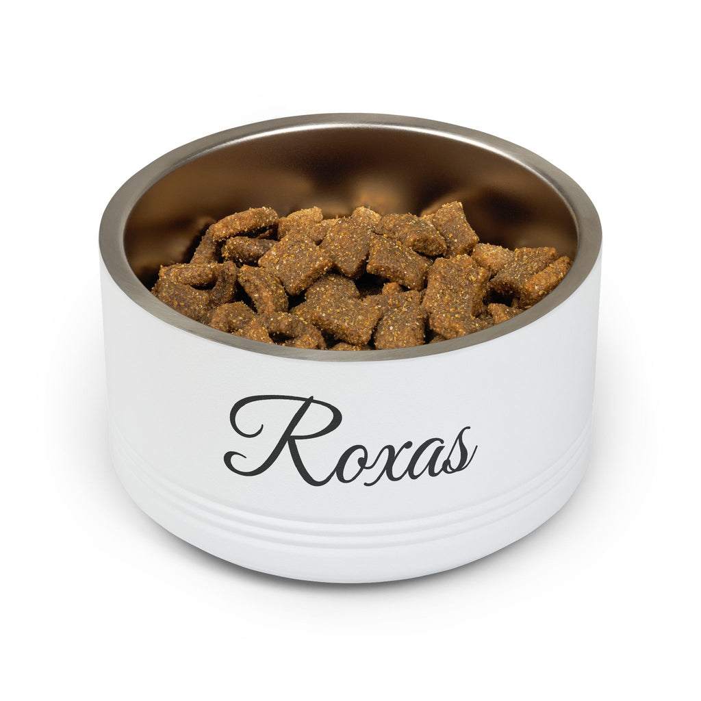 Personalized Pet Bowl - Custom Name & Date Stainless Steel 18oz